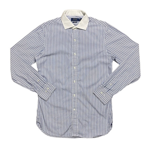 Polo Ralph Lauren Striped Banker Collar Dress Shirt